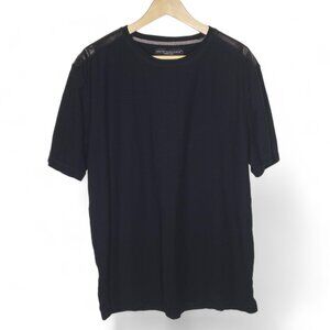 Truth Substance Common Sense Mens Faux Leather Shoulder Black T Shirt XL